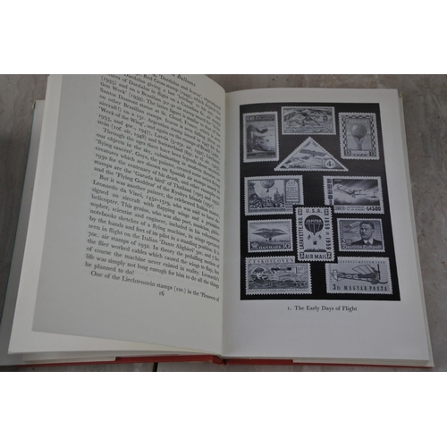 388 - A vintage stamp collectors book 'Stamps and Aircraft' by James Watson and another 'The Observer's Bo... 