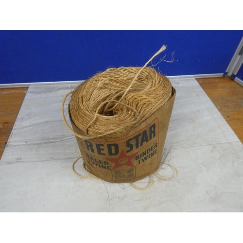 409 - A vintage roll of baler twine.