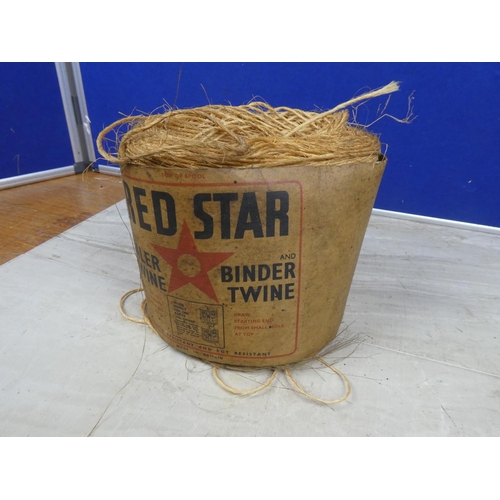 409 - A vintage roll of baler twine.