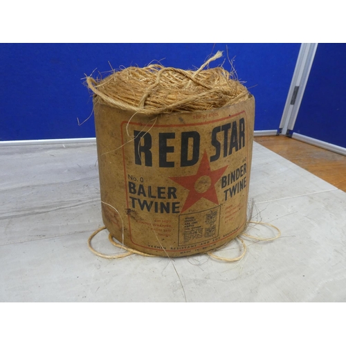 409 - A vintage roll of baler twine.