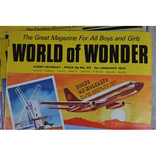 765 - A lot of vintage World of Wonder magazines.