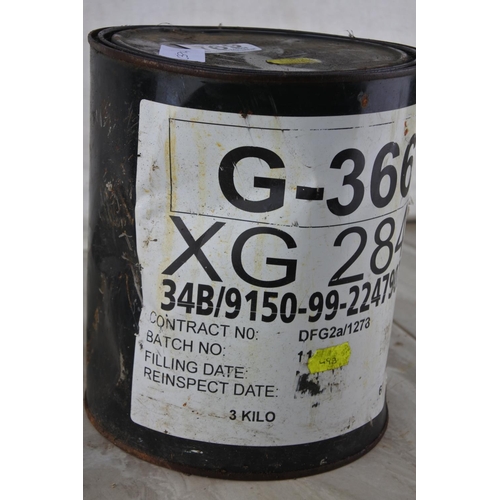 769 - A tin of G-366 grease.