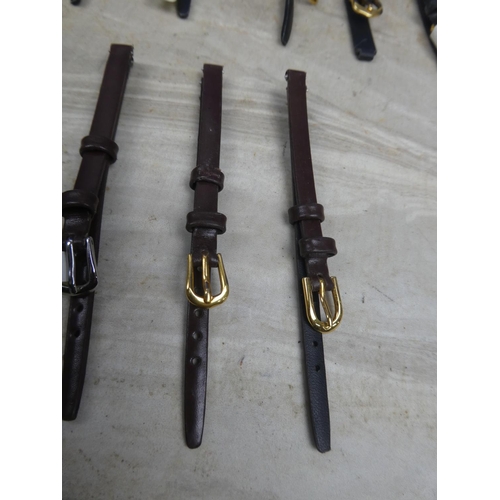 915 - 19 6mm leather watch straps.