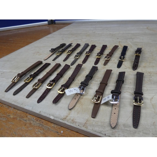 922 - 18 - 10mm leather watch straps.