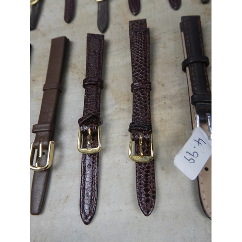 922 - 18 - 10mm leather watch straps.