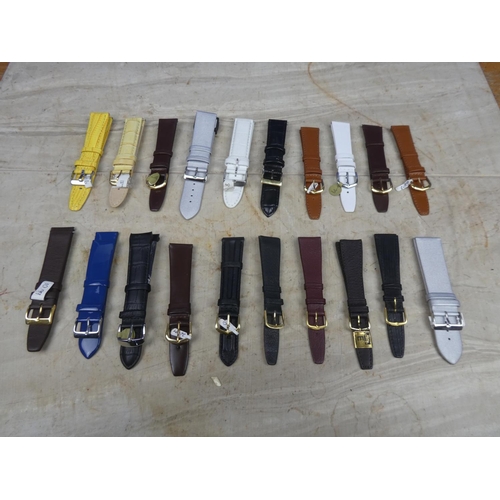 926 - 20 - 20mm various coloured watch straps.