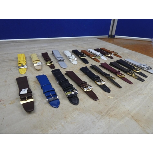 926 - 20 - 20mm various coloured watch straps.