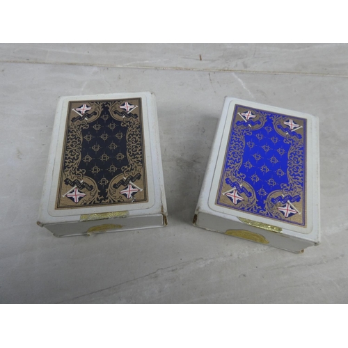 977 - Two sets of vintage 'The Union Castle Mail Steamship Company Ltd' playing cards