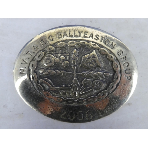 991 - A lot of vintage rally brass plaques to include Loughgall 1998, Ballyeaston Group 2006 and Armaghdow... 