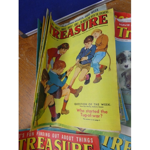 999 - A lot of vintage Treasure comics.