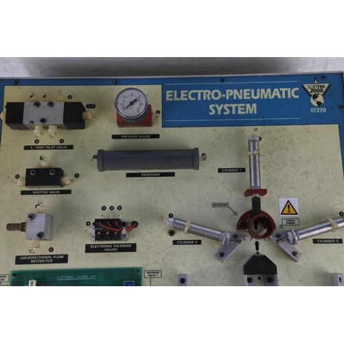 1049 - A vintage Electro Pneumatic system display.