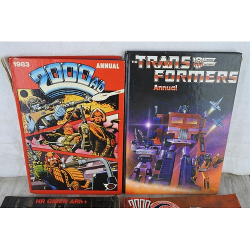 1057 - A vintage 200ad 1983 annual, a Transformer Annual and more.