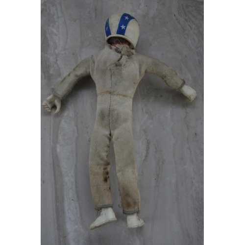 1073 - A vintage Evel Knievel character toy.