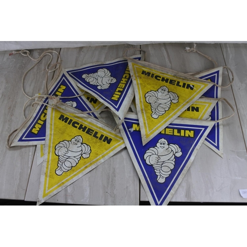 1098 - A vintage bunting for Michelin tyres.