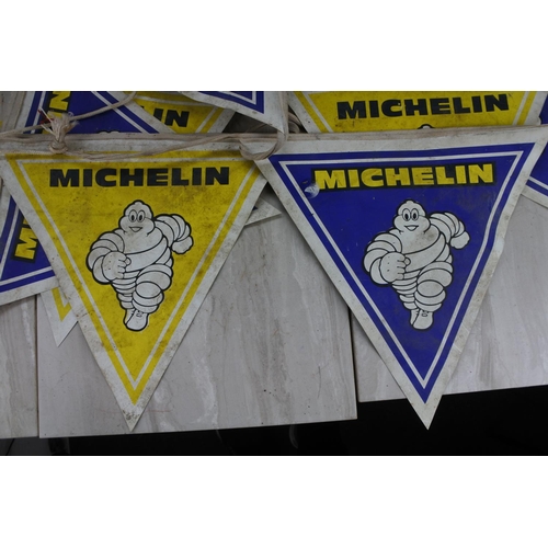 1098 - A vintage bunting for Michelin tyres.