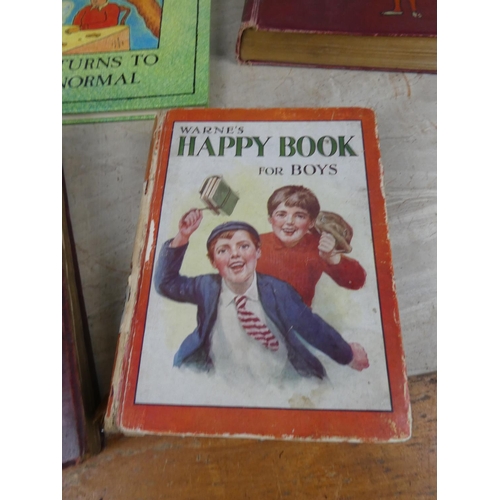 638 - A lot of vintage books to include Robin Hood, The Captain (a magazine for boys and old boys) and mor... 