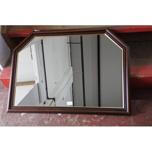 1189 - A large lot assorted mirrors. Largest 101x132cm.