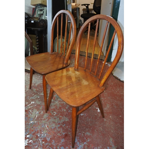 1195 - A pair of kitchen chairs.