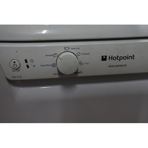 1209 - A Hotpoint dishwasher.