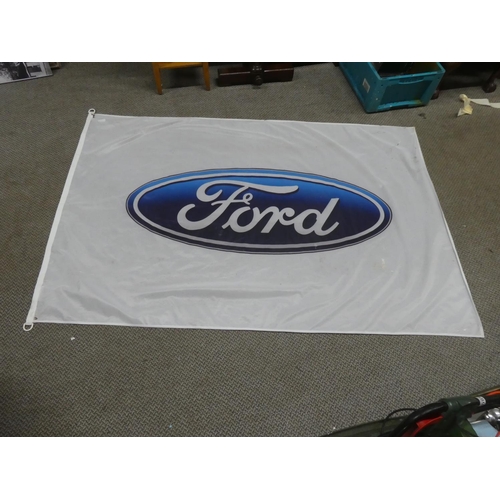 1103 - A large Ford display flag.