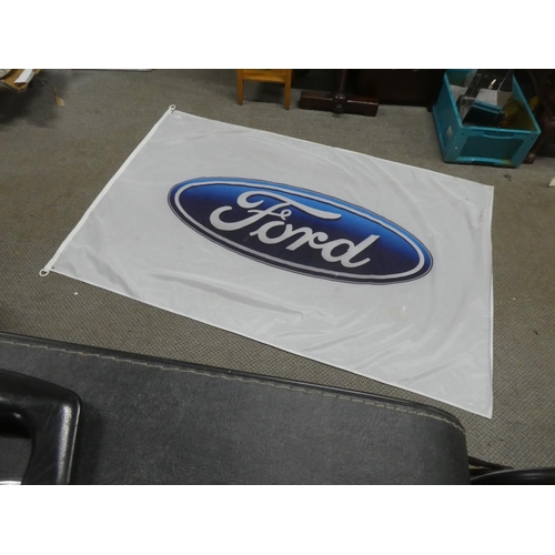 1103 - A large Ford display flag.