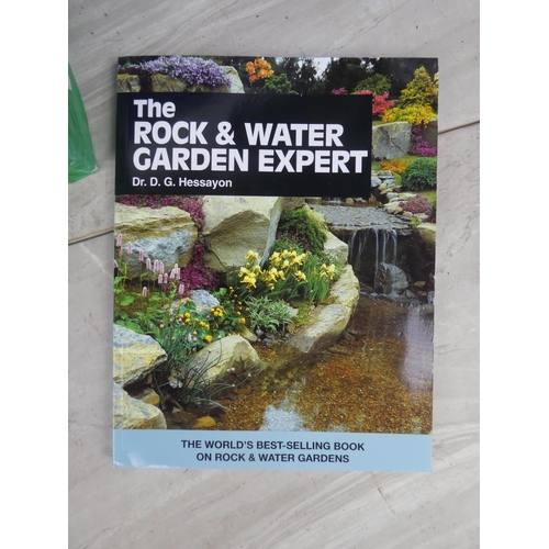 1106 - A lot of Rock and Water garden expert books by Dr D G Hessayon