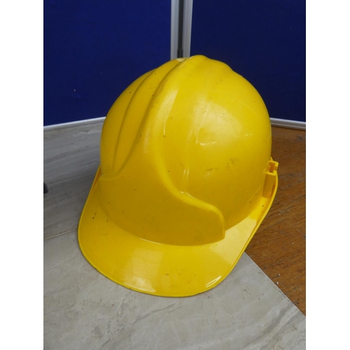 1117 - Three JSP hard hats.