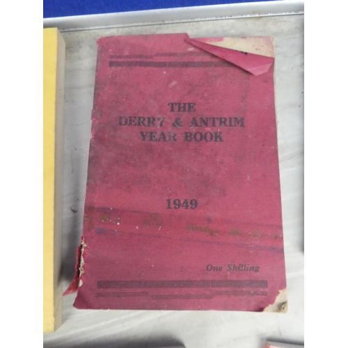 1129 - A collection of vintage Derry & Antrim Year books and more.