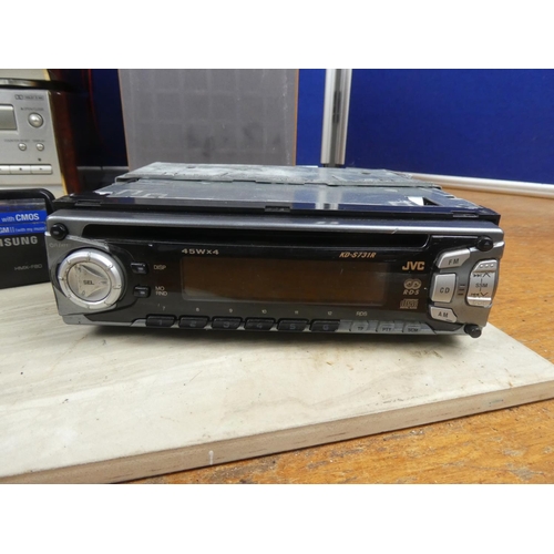 1130 - A Kenwood and a JVC car radio, a Technics stereo and more.