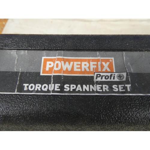 1170 - A Powerfix Torque spanner set.