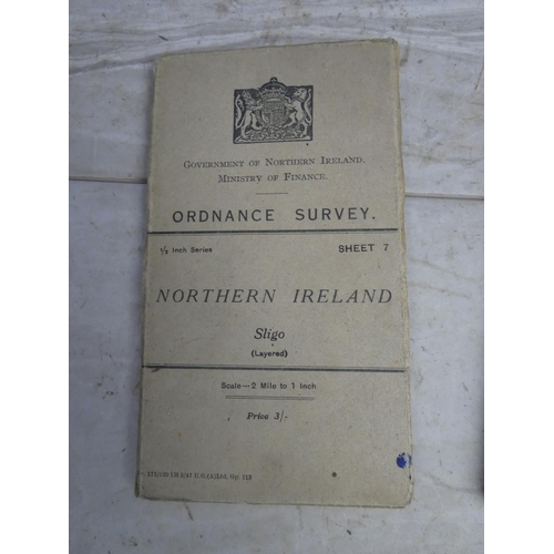 186 - Two vintage Northern Ireland and England & Wales ordnance survey maps.