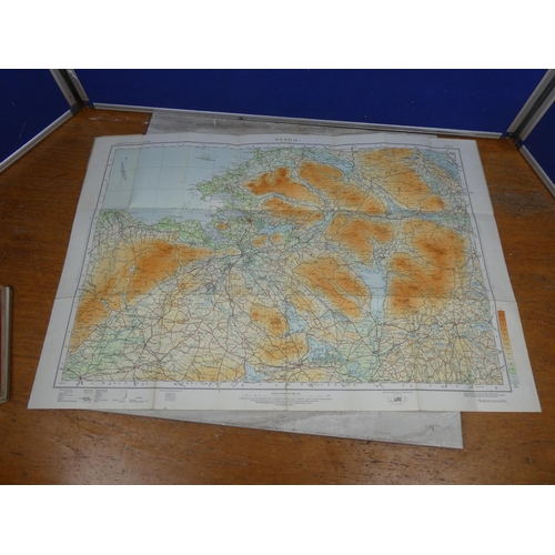 186 - Two vintage Northern Ireland and England & Wales ordnance survey maps.