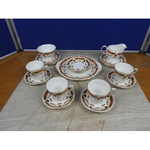 267 - A part Cloclough bone china tea set.