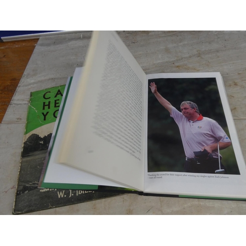 288 - A vintage book 'Can I Help You?' by W J (Bill) Cox and another golfing autobiography by Darren Clark... 