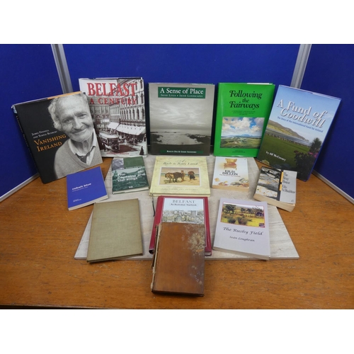 418 - A collection of Irish themed books to include 'Vanishing Ireland' by James Fennell and Turtle Bunbur... 