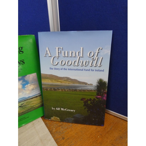 418 - A collection of Irish themed books to include 'Vanishing Ireland' by James Fennell and Turtle Bunbur... 