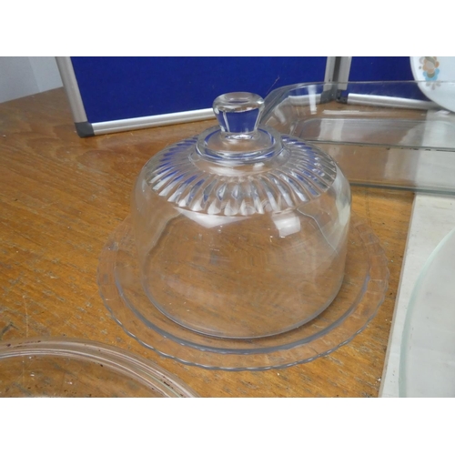 1138 - An Arcoroc french glass cheese dish, a vintage baking bowl and lots more.