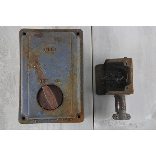 18 - A vintage MEM metal control box.