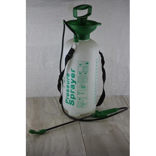 2 - An 8 litre pressure garden sprayer.