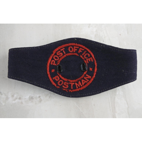 48 - A vintage Post Office 'Postman' cloth armband.