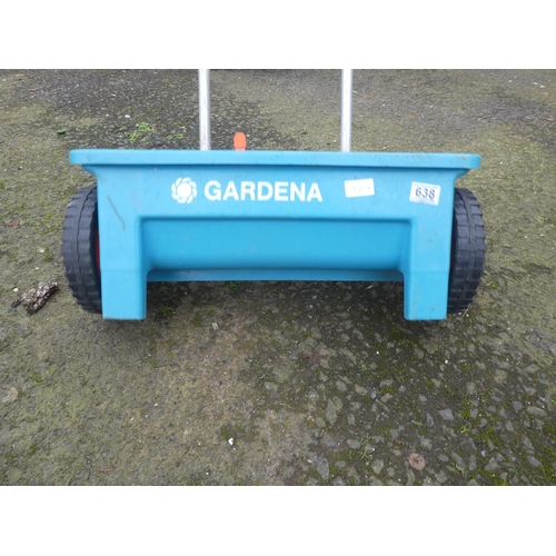 638 - A Gardena seed spreader.