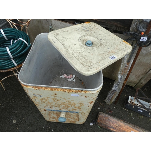 688 - A vintage Burco water boiler.  Approx 73cm tall.