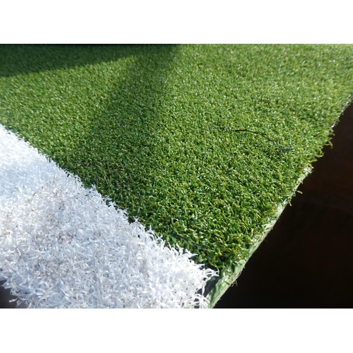 724 - A roll of artificial turf.