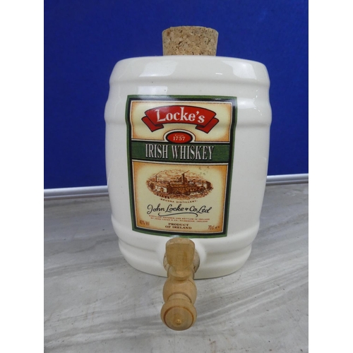 205 - A Locke's Irish Whiskey decanter by Liffey Artefacts, Ireland.