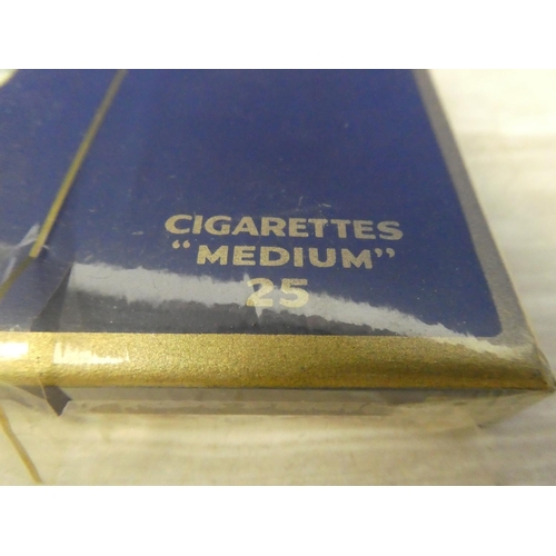 235 - An unopened box of 25 Players Navy Cut medium cigarettes.