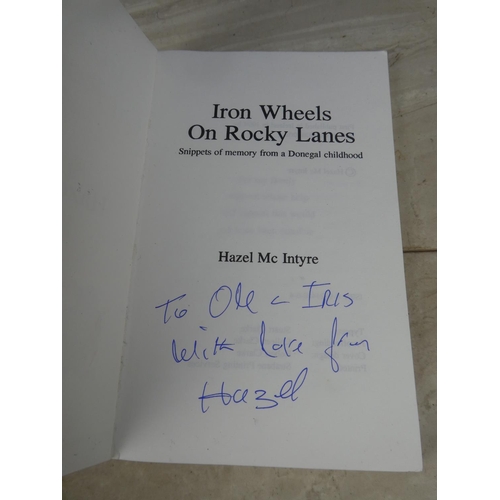 243 - A signed vintage autobiography book 'No Problem' by Jean Thompson and a signed vintage book 'Iron Wh... 