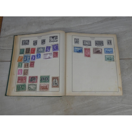 251 - A vintage 'The Strand Stamp Album' and contents.