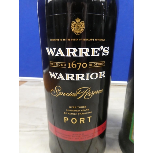 262 - Two bottles of Warre's and Dow's Port.