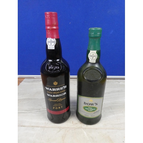 262 - Two bottles of Warre's and Dow's Port.