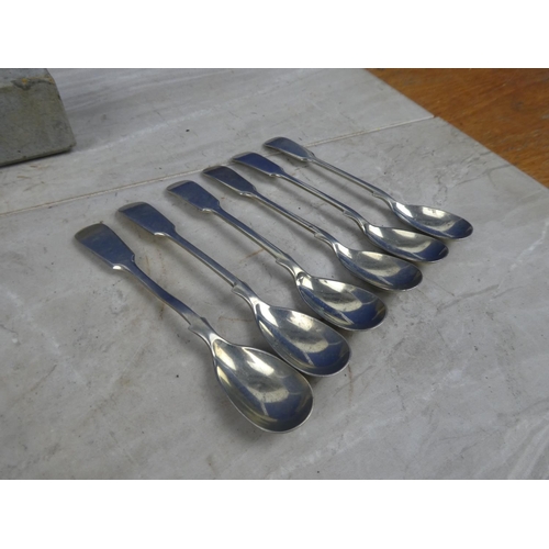 285 - A set of six vintage Bengal Silver teaspoons and more.